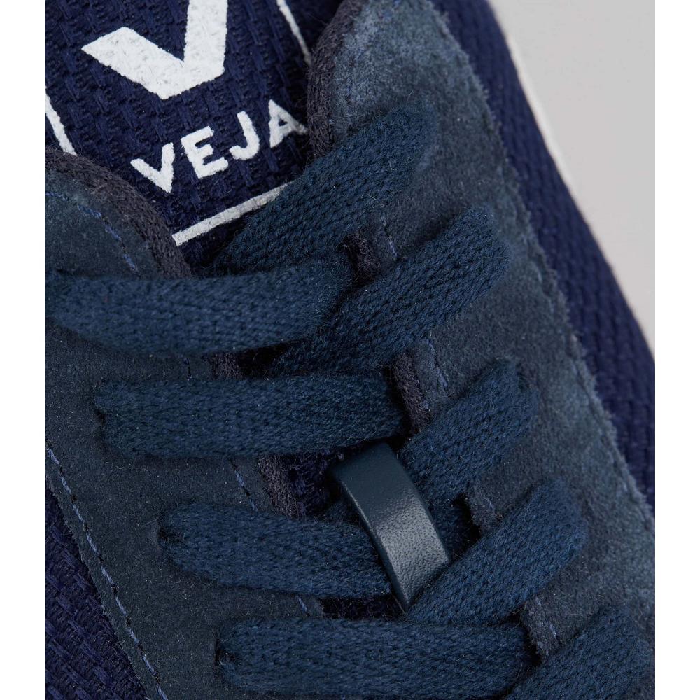 Women's Veja LACES ORGANIC COTTON NAUTICO Shoes Blue | SG 471PJJ